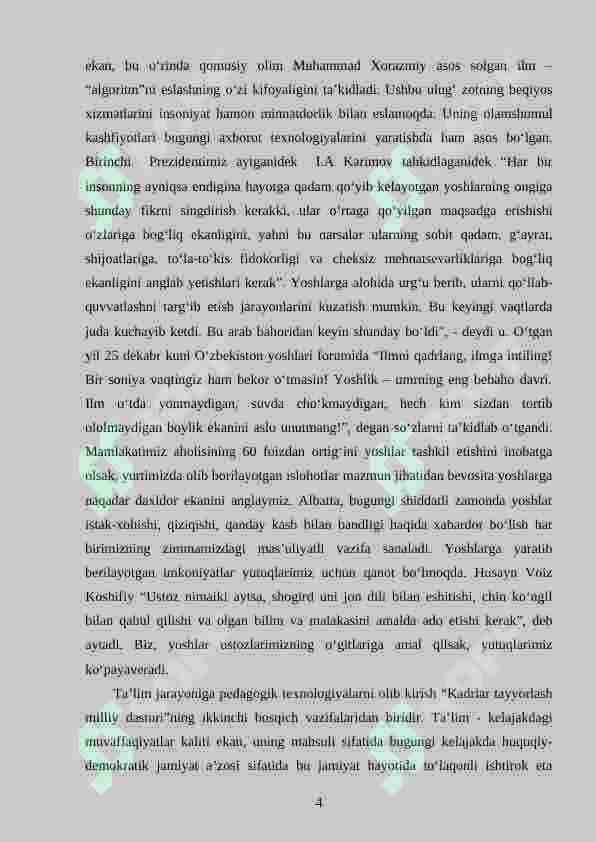 Boshlang‘ich sinf matematika darslarida arifmetik amallarni o‘rgatish metodikasi 4