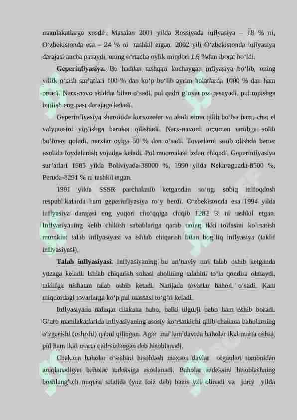 INFLYASIYA VA UNGA QARSHI KURASHISH YO‘LLARI 5