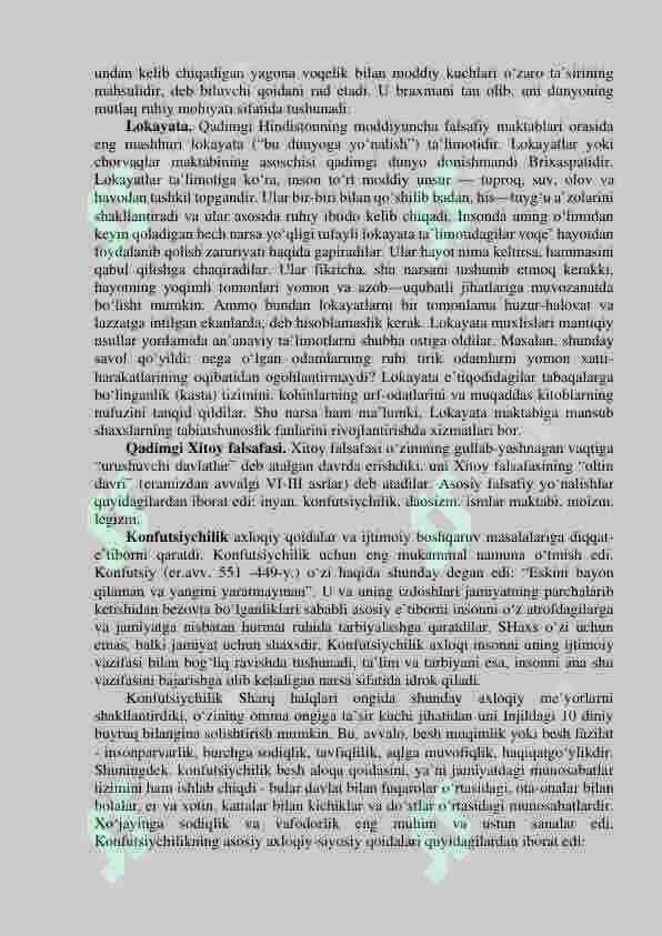 FALSAFIY TAFAKKUR TARAQQIYOTI BOSQICHLARI: SHARQ FALSAFASI 3