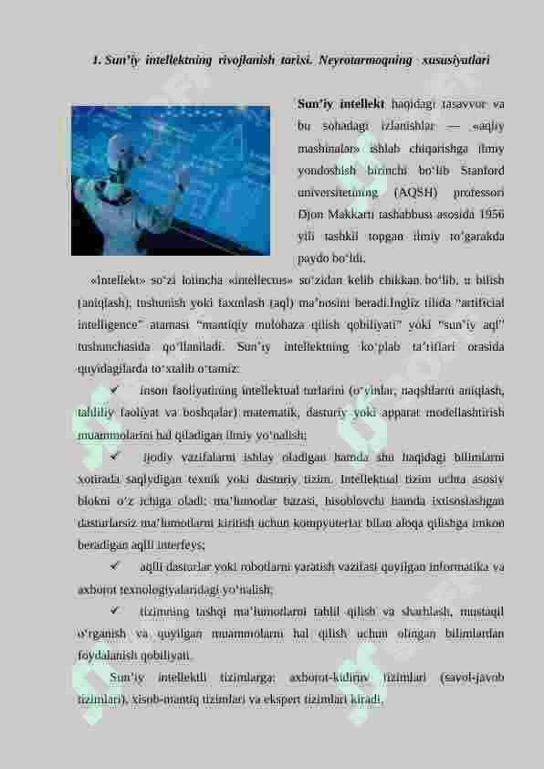 RAQAMLI IQTISODIYOTDA NEYROTEXNOLOGIYALAR VA SUN'IY INTELLEKT 2