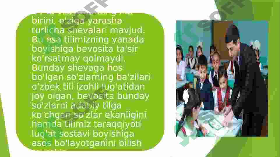 Ona tili darslarida shevaga xos so'zlar ustida ishlash(ona tili darslarida dialiktal xotolar ustida ishlash) 3