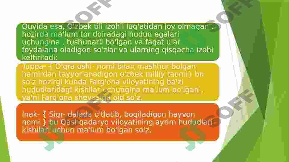 Ona tili darslarida shevaga xos so'zlar ustida ishlash(ona tili darslarida dialiktal xotolar ustida ishlash) 4