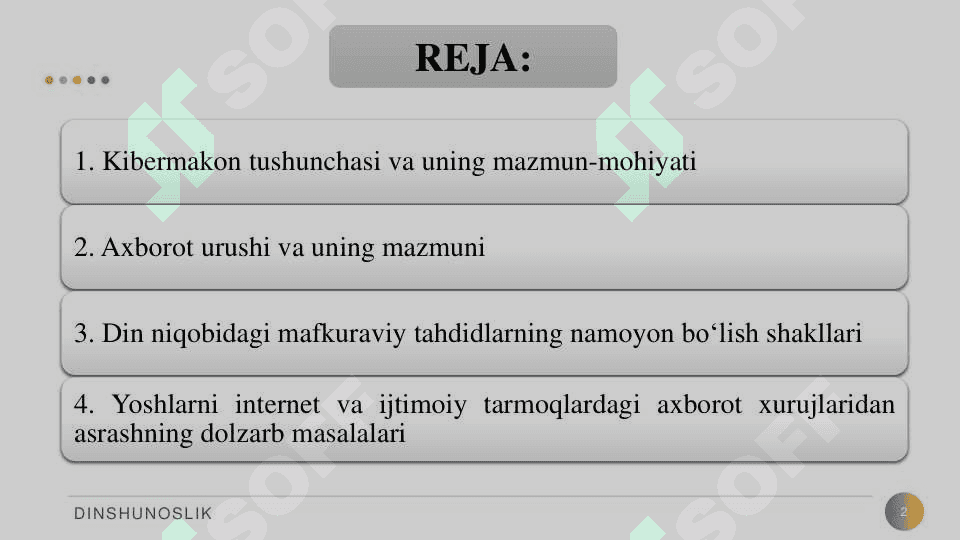 Kibrmakonda dini omillar bilan tanishib chiqish 2