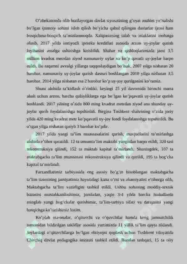 Yangilanayotgan O'zbekiston: milliy tiklanishdan - milliy yuksalish sari 4