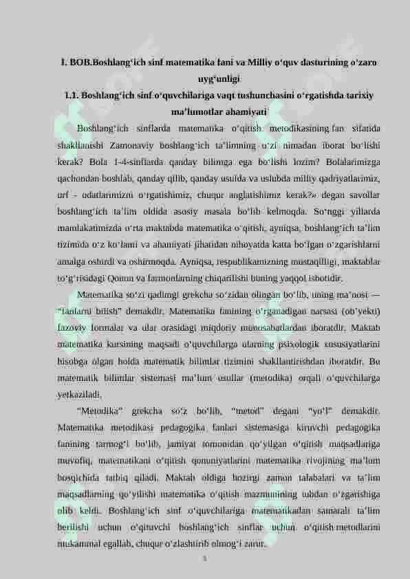 Boshlang‘ich sinf o‘quvchilariga vaqtga doir masalalarni yechishni o‘rgatish metodikasi 5