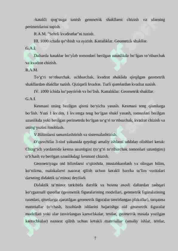 3-sinf o‘quvchilariga geometrik materiallarni o‘rgatishda interfaol metodlardan foydalanish 7