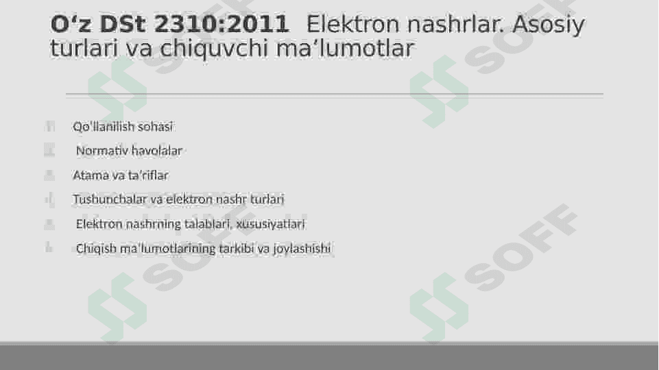 Avtomatlashtirilgan kutubxona bo’yicha normativ-me’yoriy xujjatlar 3