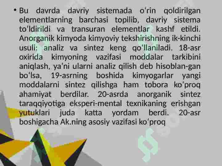 ANORGANIK KIMYO 7