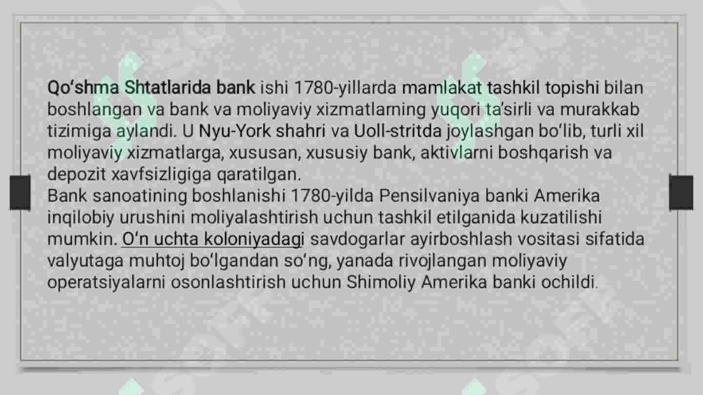 Aqsh bank tizimi 6