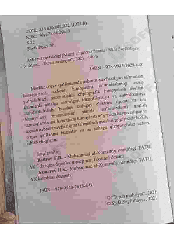 Axborot xavfsizligi 3