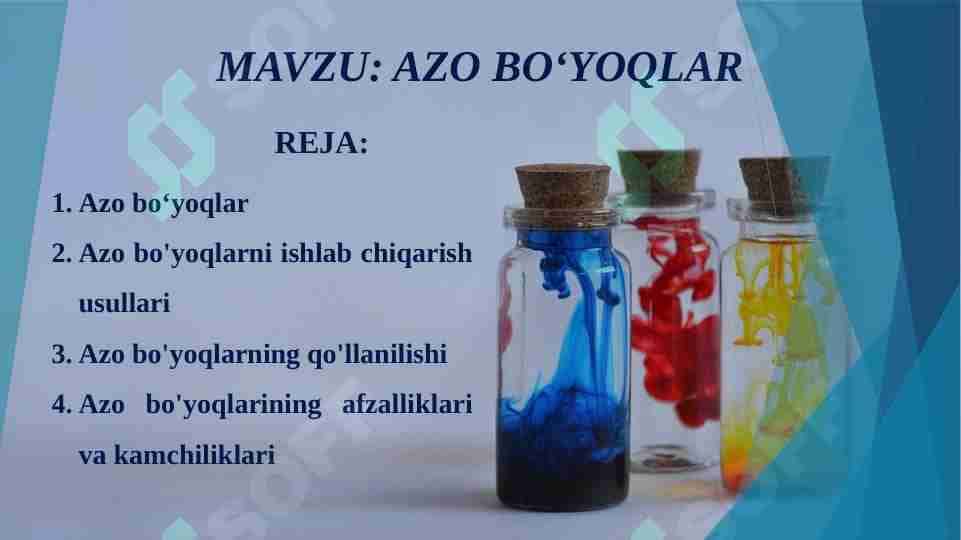 AZO BOʻYOQLAR