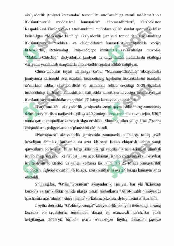 Korxonalarda sanitar-himoya zonasini rejalashtirish 8