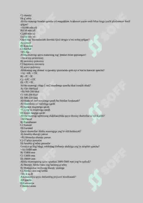 Afrika test 3
