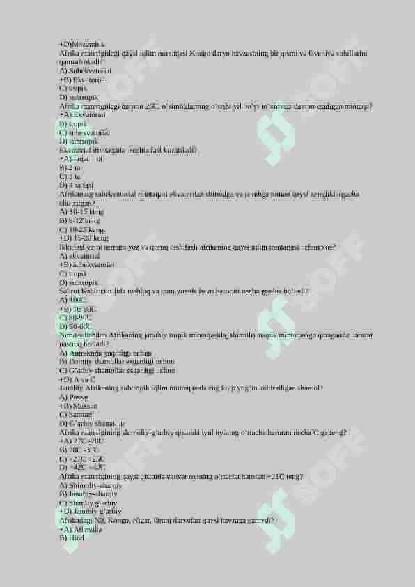 Afrika test 4