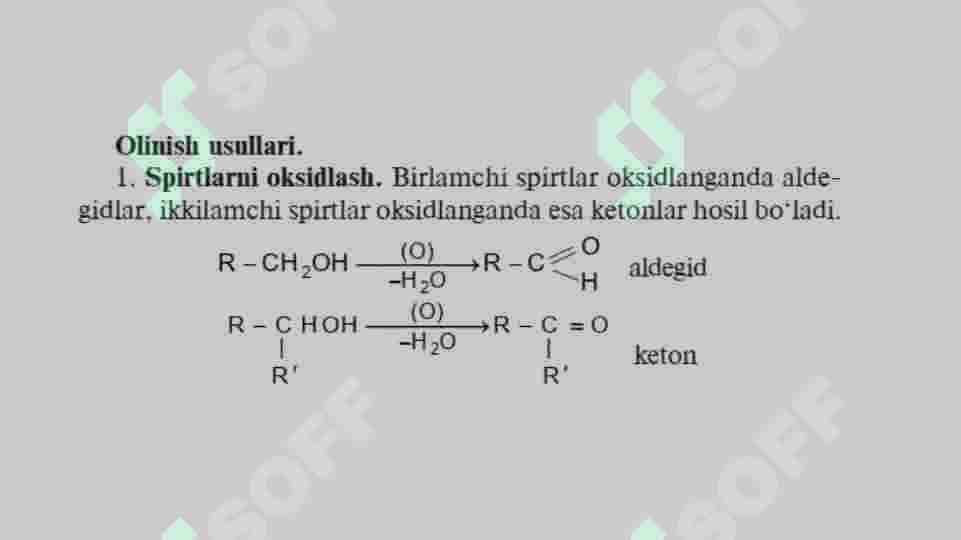 Aldegidlar va Ketonlar 5