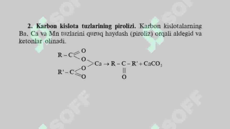 Aldegidlar va Ketonlar 6