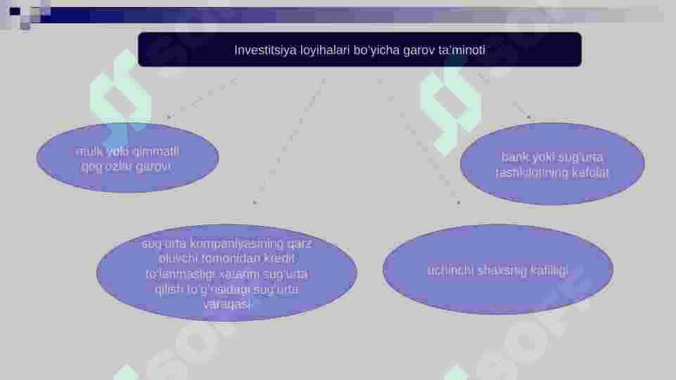 Investitsiya loyihasi bo’yicha garov  ta’minotining ekspertizasi 4