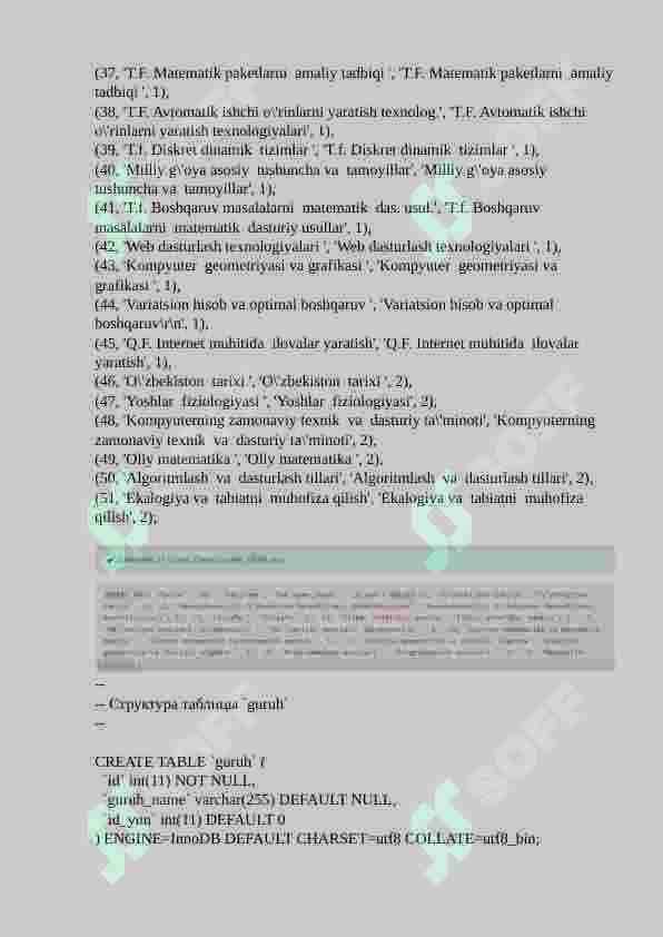 Berilgan masalalar yechimlari 4