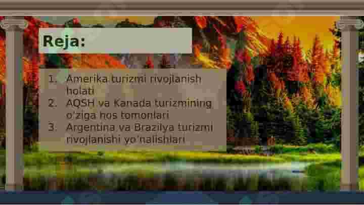 Amerika turizmi taqdimot 2