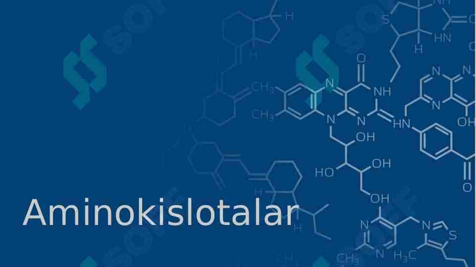Aminokislotalar