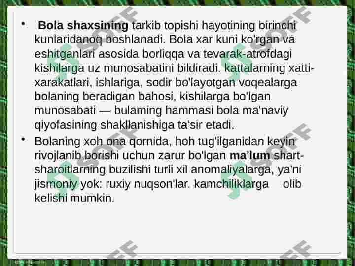 Anomal xulq-atvor  psixogenetikasi 5