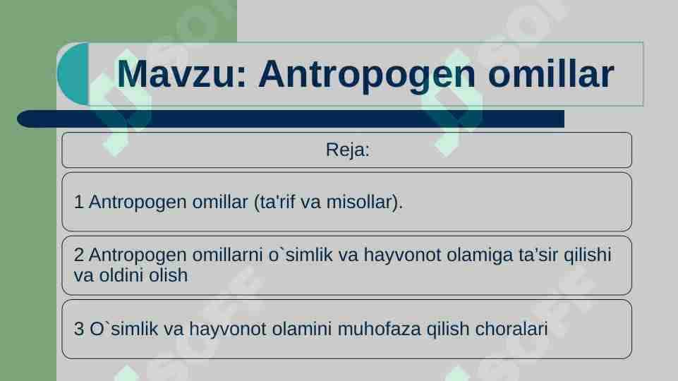 Antropogen omillar
