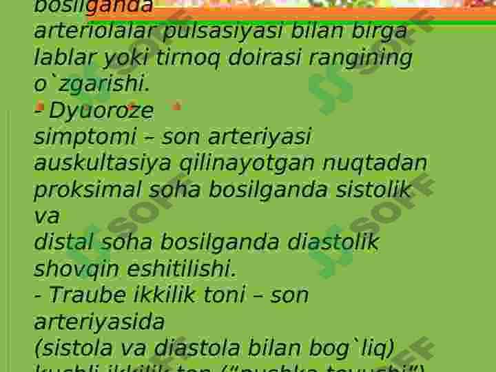 Aorta yetishmovchiligi 7