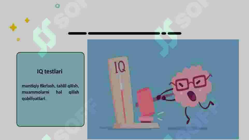 Aqliy ish qobiliyatini aniqlash usullari 4