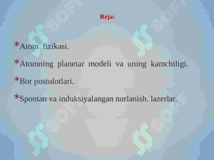 Atom fizikasi 2