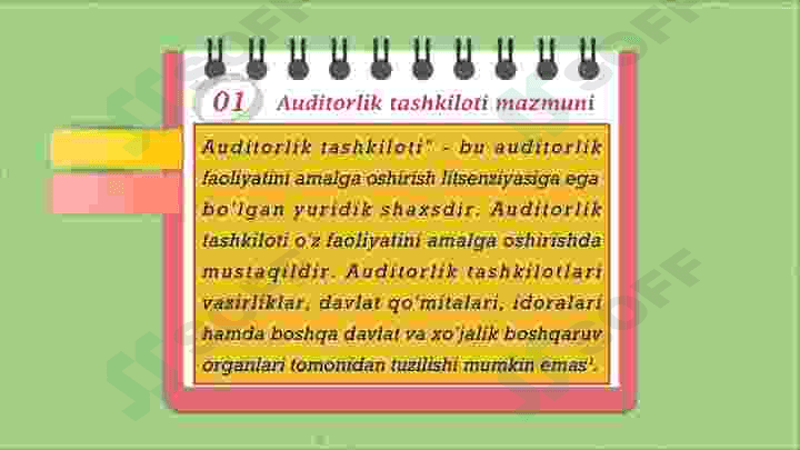 Auditorlik tashkilotlari va  auditorlarning mustaqilligi 3