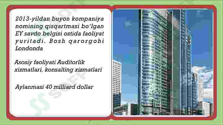 Auditorlik tashkilotlari va  auditorlarning mustaqilligi 7