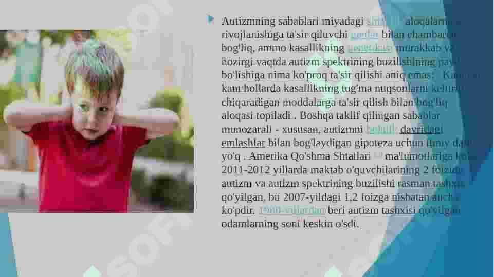 Autizm sindromi 5