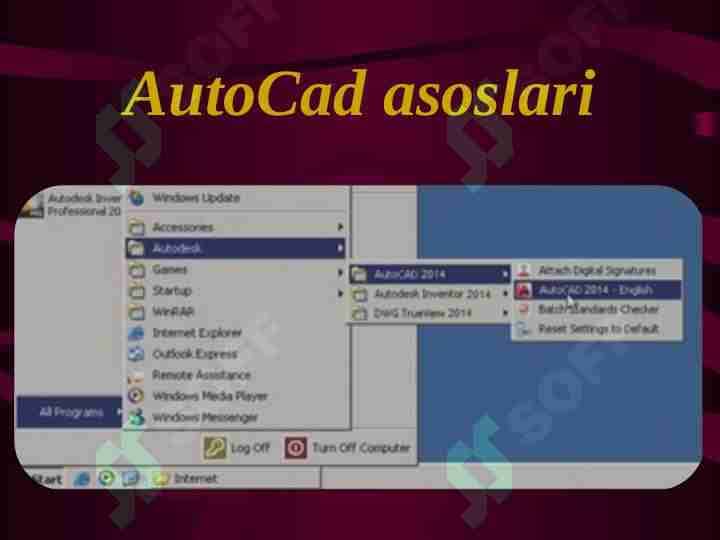 AutoCad asoslari 2014