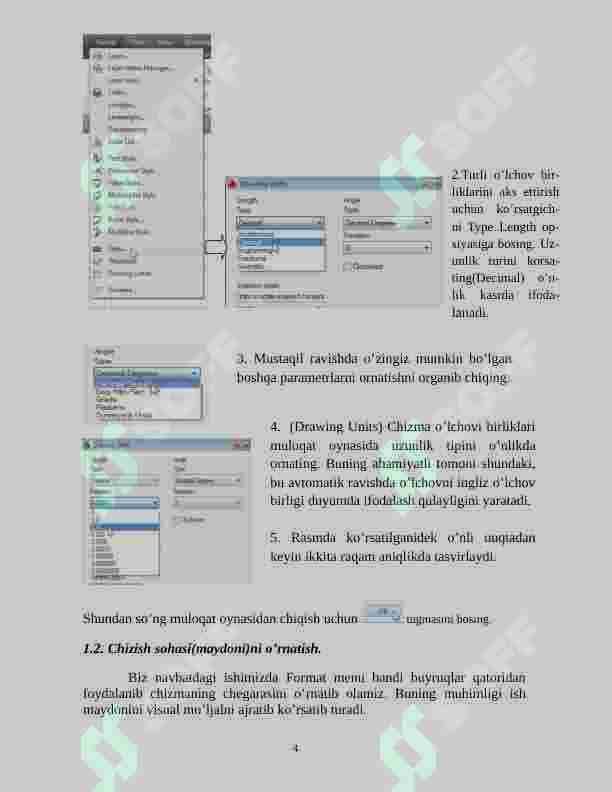 AutoCad dasturi 4