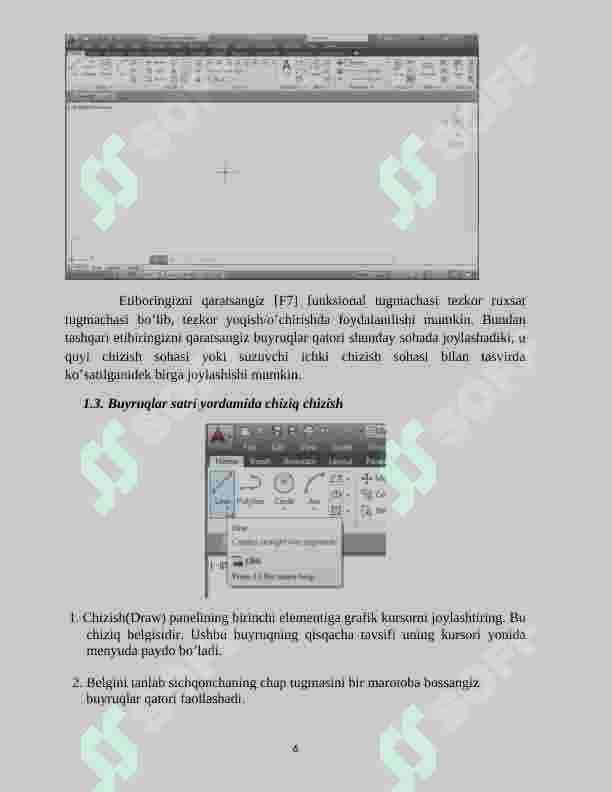 AutoCad dasturi 6
