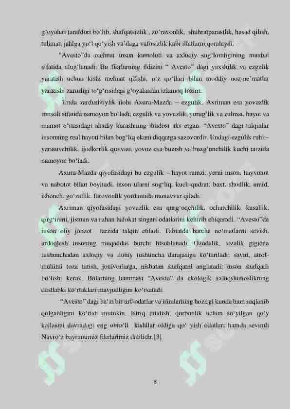 “Avesto”dagi ta’limiy-axloqiy qarashlarning pedagogik mohiyati 8