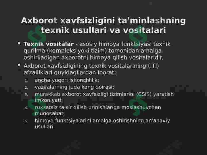 Axborot xavfsizligi 8