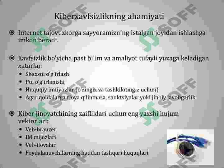 Axborot xavfsizligi 3