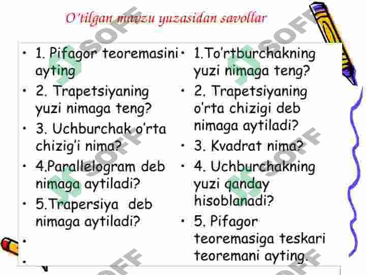 Aylana. Markaziy burchak 3