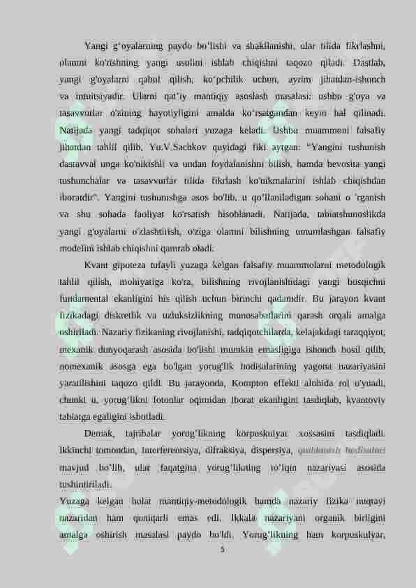 O`zbek tilida qaratqich kelishigining belgili va belgisiz qo`llanilishi 5