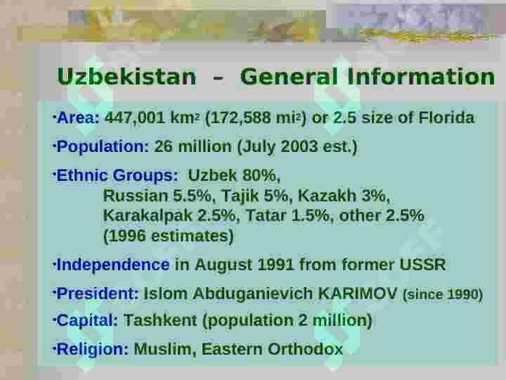 Welcome to Uzbekistan! 4