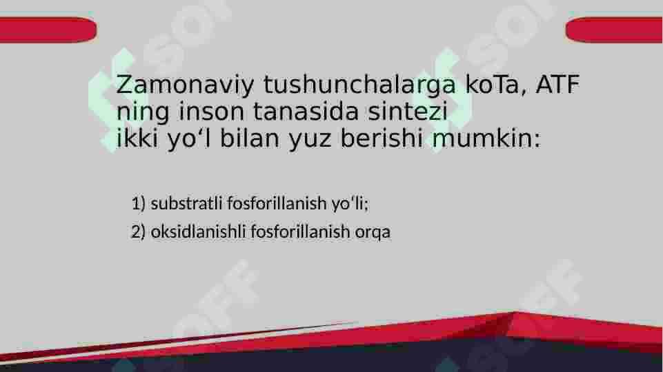Energiya almashinuvinibg boshqarilishi 7