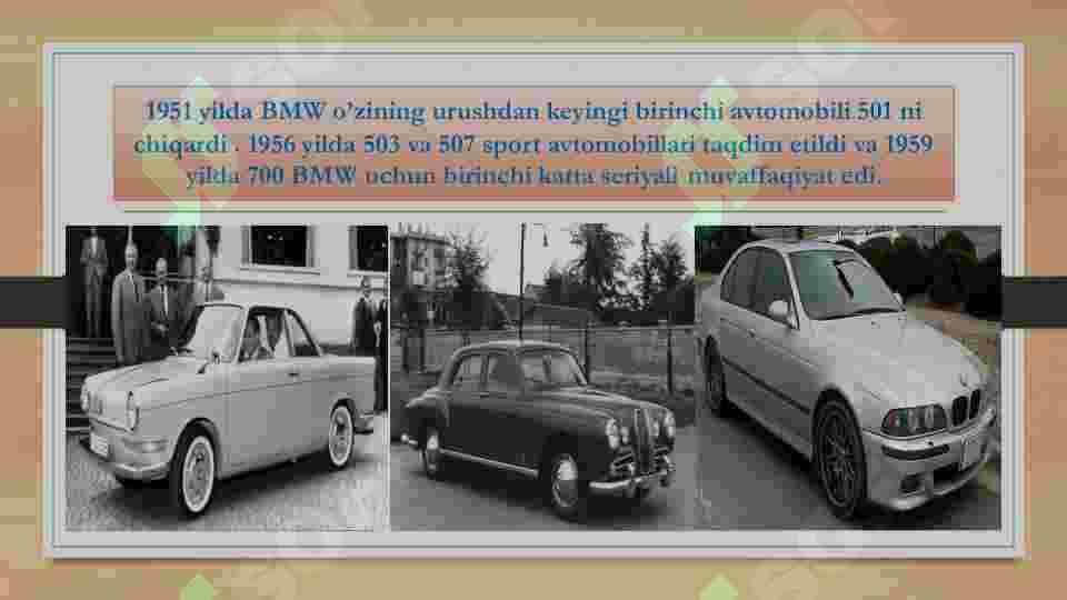 BMW kompaniyasi haqida 5