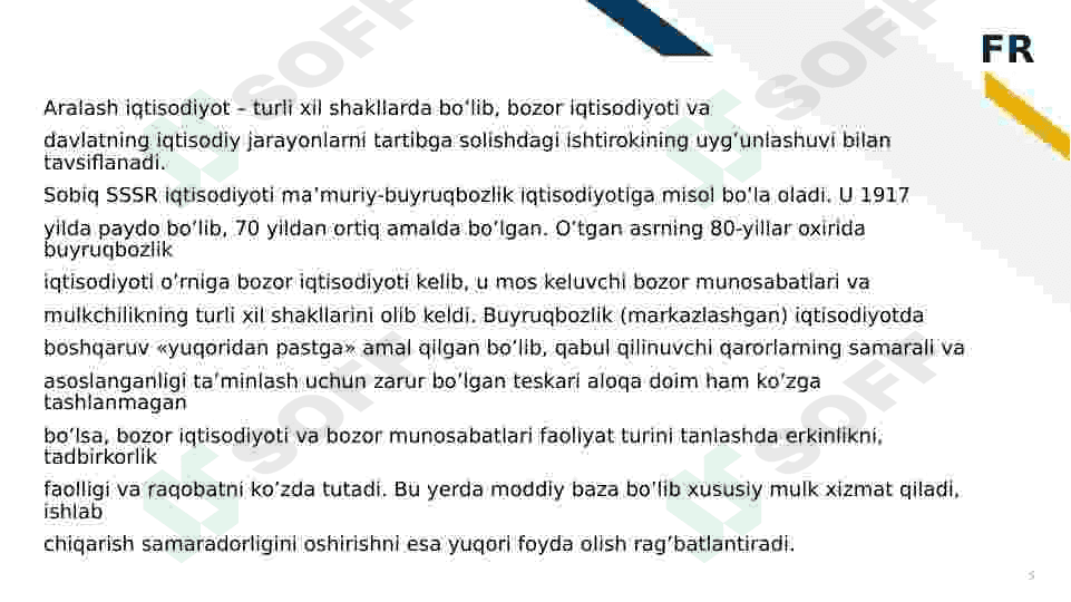 BOZOR IQTISODIYOTI VA BIZNES 5