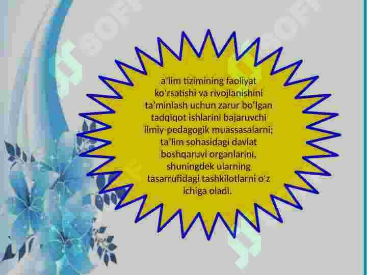 O'zbekiston Respublikasining "Ta'lim to'g'risidagi " qonuni" va uning mohiyati. 4