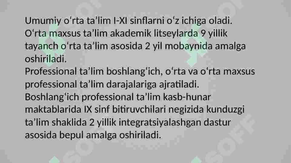 O`zbekiston Respublikasining "Ta`lim to‘g‘risidagi qonuni" va uning mohiyati. 4