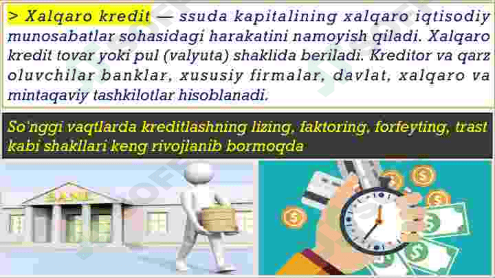 Bank kredit munosabatlari 8