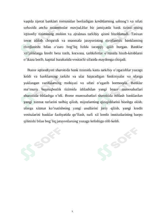 Banklar, ularning turlari va kredit tizimidagi roli 4