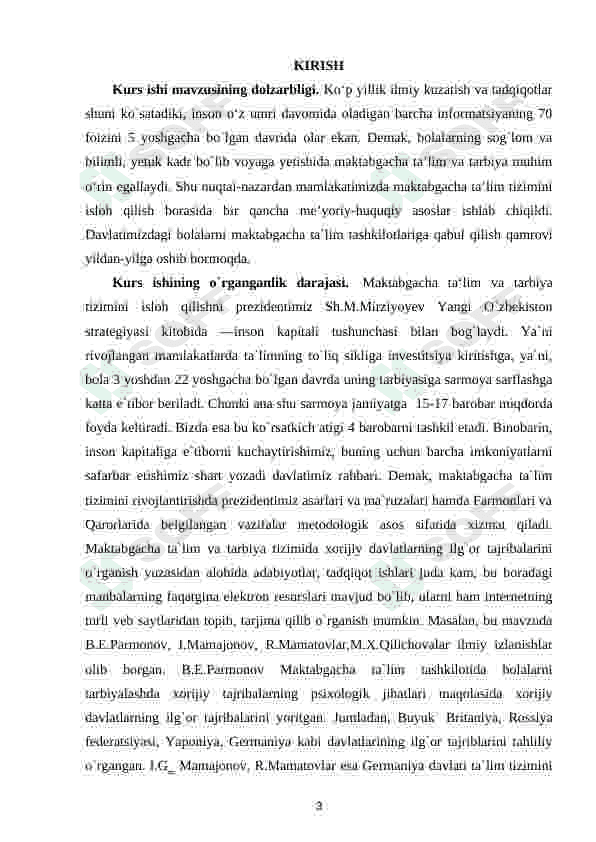 BOLA TARBIYASIDA XORIJIY MAMLAKATLAR TAJRIBASIDAN FOYDALANISHNING METODIK IMKONIYATLARI 3
