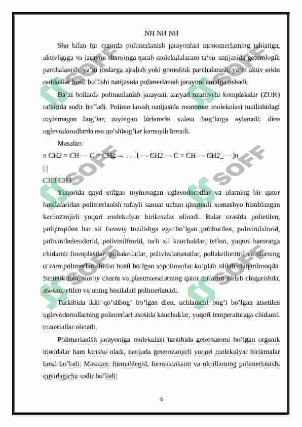 Bosqichli polimerlanish 6